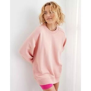 Aerie Down to Earth Crewneck Pullover Sweatshirt